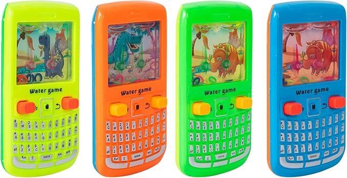 24 PCS Handheld Water Game Party Favors for Kids Ages 3,4,5,6,7,8,9-Pocket Water Ring Game for Valentine Day Birthday Return Gifts-Pinata Goodie Bags Stuffers-Classroom Prizes-Treasure Box-4.8" (24)