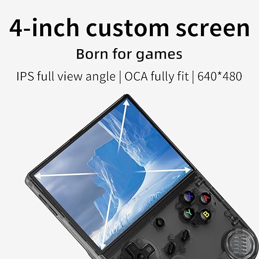 RG40XX V Handheld Game Console RG 40XXV 4.0'' IPS Screen with 64G TF Card Pre-Installed 5223 Games Supports 5G WiFi 4.2 Bluetooth Online Fighting,Streaming and HDMI Retro Emulator RG40XX