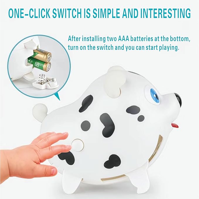 Robot Dog,Toy Puppy,Whistle Puppy,Voice-Controlled Sensing Children's Interactive Toys That Can Run and Jump