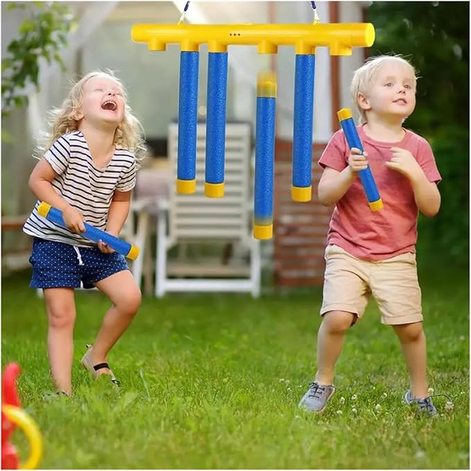 Reflex Challenge Drop Sticks Game - Hand Eye Coordination & Reaction Training Toy for Kids & Adults, Nerve Exercise Catching Sticks Game