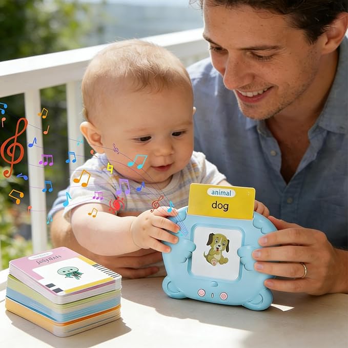 Educational Flashcard - Talking Educational Interactive Travel Toys for Kids Learning Toys | Fun Engaging Design for Preschool Kindergarten Homeschooling Travel Home Car Airplane