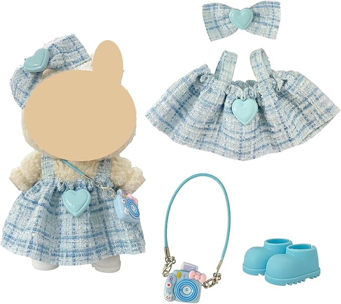 Clothes for Doll, 6 Pack Doll Outfits for 17cm Doll, Perfect for Play and Display, Accessories for Doll's Collectors, (No Dolls) (Princess Dress)