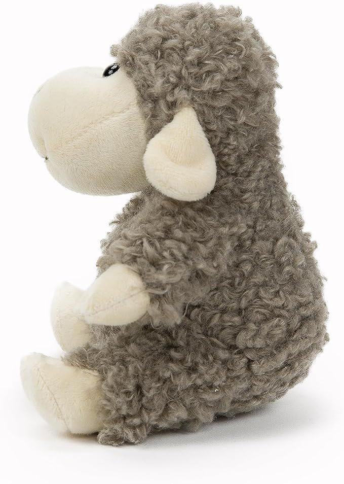 Sheep Lamb Plush, Soft Cute Grey Lamb stuftted Animal, Children's Sheep Plush, Gifts Children Sitting Position 6.5inch
