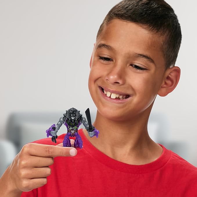 Legends of Akedo Ninja Bosses, Web Weaver, 3" Tall Battling Action Figure with 360˚ Blade Defense & Attack Spin Action, Double Defense Armor That Pops Off When Struck, 4 Ninja Bosses to Collect