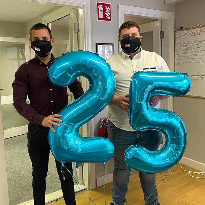 2 Balloon, Blue Number Balloons 40 Inch, 2nd Balloon Number Birthday Decorations, Two Second Birthday Party Supplies, Number 2 Balloon