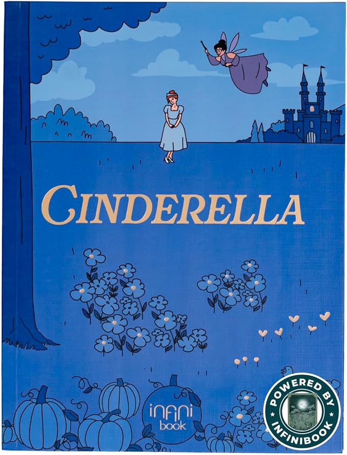 Cali's Books Cinderella infinibooklet - infinibook Interactive Storybook for Kids, Learning Book for Toddlers