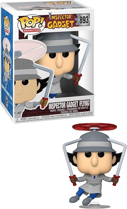 Funko Pop! Animation: Inspector Gadget - Inspector Gadget Flying Vinyl Figure