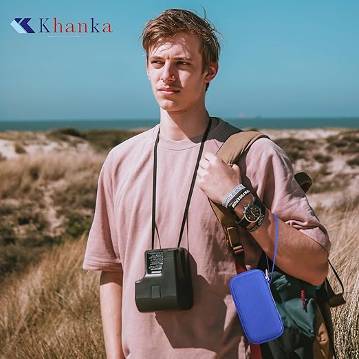 khanka Hard Travel Case Replacement for RG40XX H Retro Handheld Game Console,Case Only. (Blue)