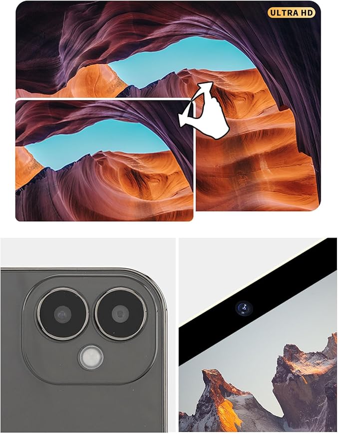 4K Digital Camera, 64MP Vlogging Camera with 3 Inch Touchscreen for Kids, 120 Degree Wide Angle & Night Vision Compact Cam, No SD Card Included