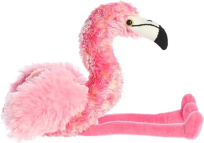 Aurora® Adorable Mini Flopsie™ Flavia™ Stuffed Animal - Mini Companions Ready for Playful Adventures - for Kids All Ages, Toddlers, Adults, and Families - Pink 8 Inches