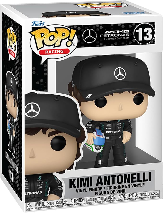 Funko Pop! Racing: Kimi Antonelli - Mercedes-Benz Racing - Collectable Vinyl Figure - Gift Idea - Official Merchandise - Toys for Kids & Adults - Sports Fans - Model Figure for Collectors and Display
