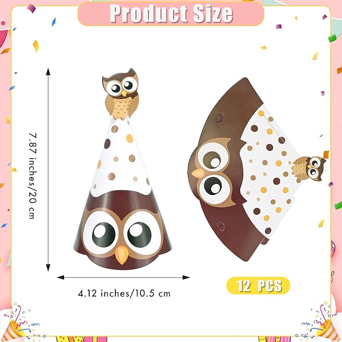 CANREVEL Party Hats for Adults, Party Supply for Party Decorations, Party Headwear for Birthday Celebration for Women Men