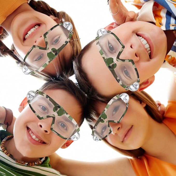 sportsvoutdoors Kids Night Vision Goggles - Adjustable Spy Gear Kids Goggles Toy with LED Light Beams, Cool Glasses for 6-12 Boys Girls Role Play in The Dark