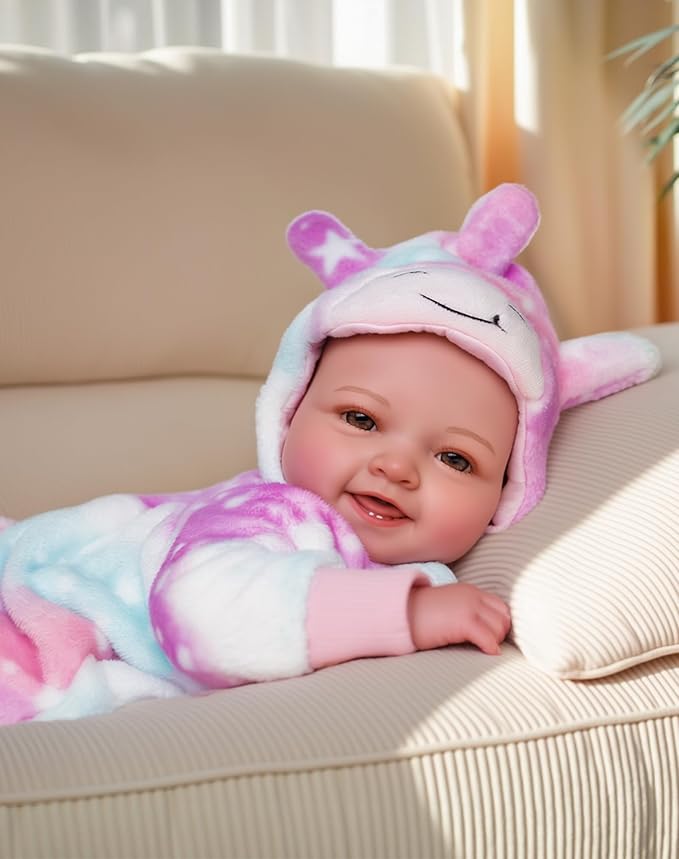 BABESIDE Baby Dolls, 17inch Large Realistic Cute Soft Body Baby Doll Real Life Baby Dolls with Accessories for 3+ Year Old Girls Gifts, Pretend Play, Collection