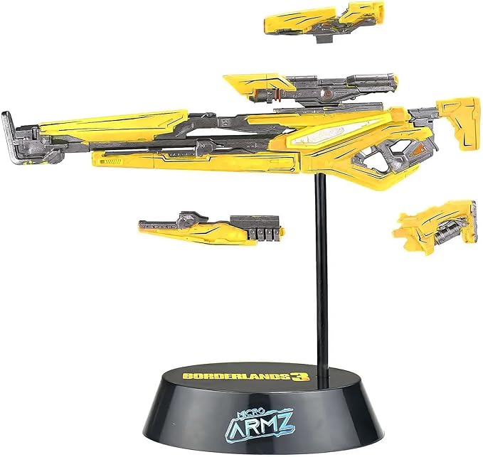 Borderlands 3 MicroArmz Hyperion Sniper Collectible Replica, Customize Your Weapon’s Scope, Barrel, & Stock, Bonus Loot Gun Accessories Included