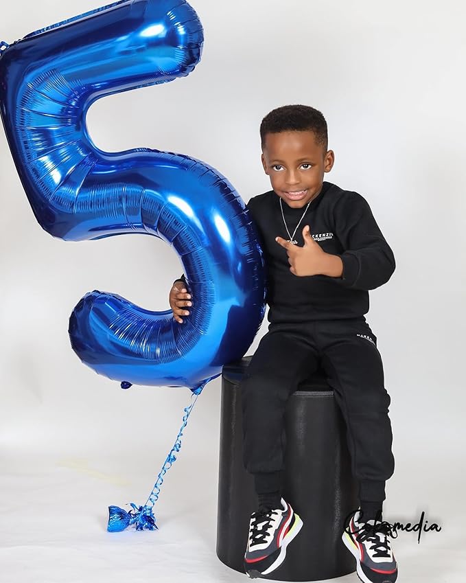 Navy Blue Number 90 Balloon 40 inch, 90 Number Balloons, 90th Navy Blue Birthday Decorations, 90 Year Old Women Men Blue Party Supplies
