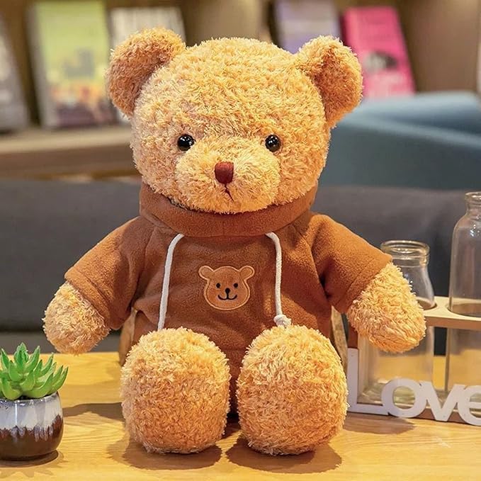 11.8 inches Teddy Bear Stuffed Animals Soft Plush Cute Teddy Bear Doll for Boys Girls (Brown)