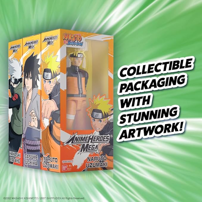 ANIME HEROES MEGA - Naruto - Sasuke Uchiha 12" Action Figure