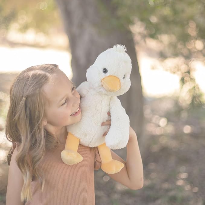 World's Softest Plush Stuffed Animal for Baby, Toddler, Kids, Adults - Adorable Toy Made from Kid-Friendly, Quality Materials - Lushee Off White Duck, 16"