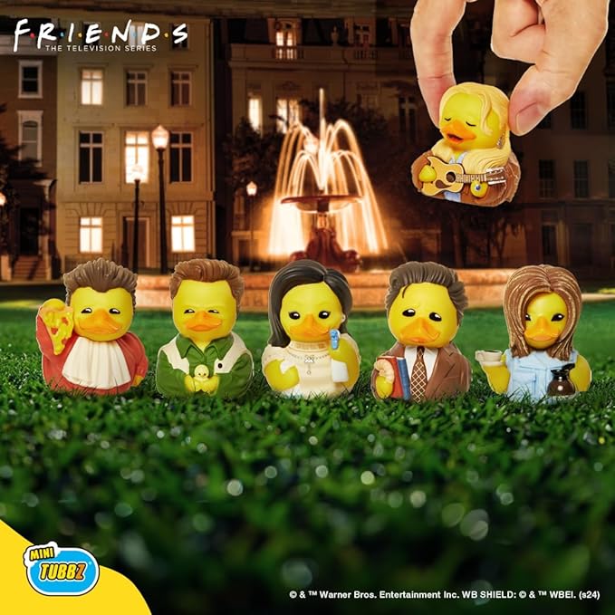 TUBBZ Mini Chandler Bing Collectible Vinyl Rubber Duck Figure - Official Friends Merchandise - Retro Comedy Movies & TV