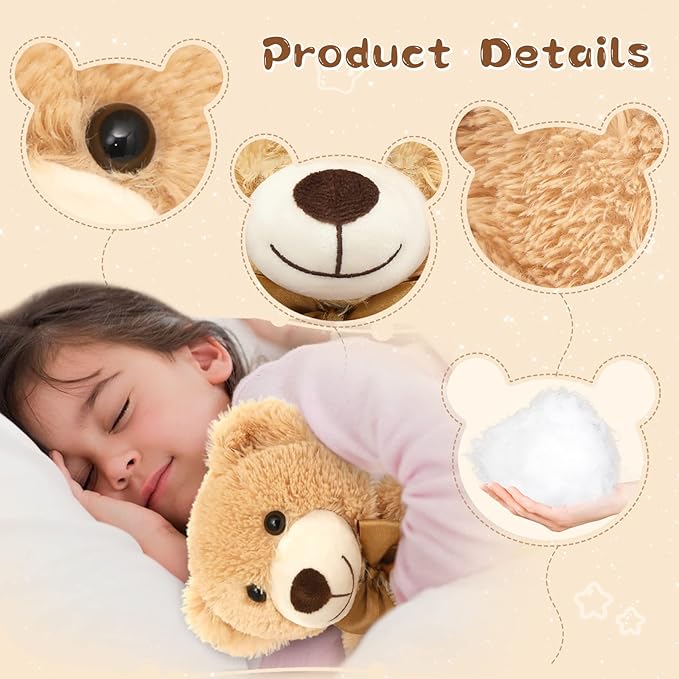 MaoGoLan 12Pcs Bulk Soft Teddy Bears 14 inch Stuffed Animals Plush Bears for Kids Girls Valentines Gifts, Wholesale Stuffed Animal Classic Teddies Christmas Gender Reveal Decor (Machine Washable)
