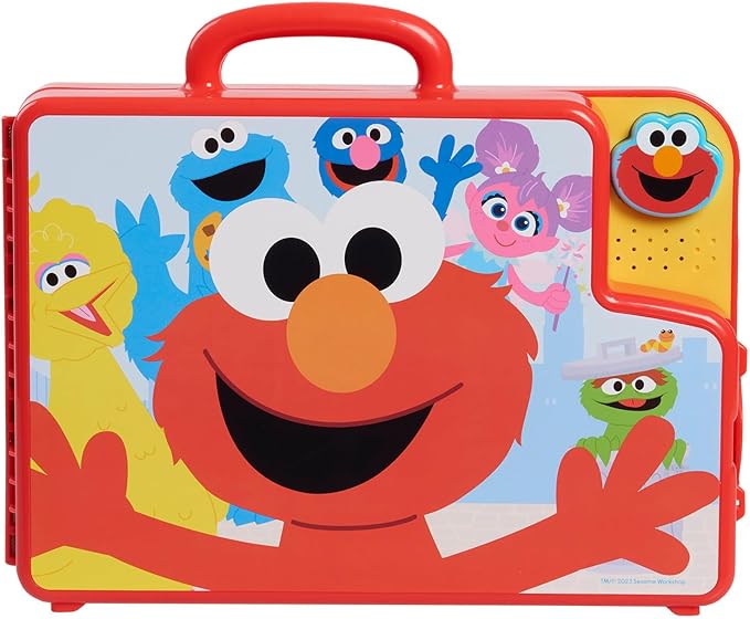 Sesame Street Elmo’s Learning Letters Bus Activity Board, Preschool Learning and Education, Kids Toys for Ages 2 Up by Just Play