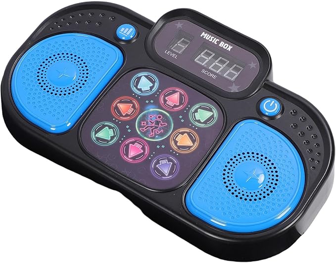 Dance Mat Kids Single Electronic Dancing Pad Challenge Game Music Toy for Home Indoor Outdoor Memory and You Dance MatKids MatElectronic MatDance PadMusic