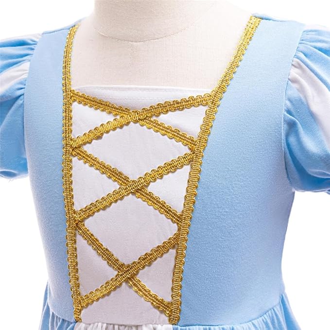 Dressy Daisy Toddler Little Girls Princess Dress Medieval Renaissance Outfit Accessories Everyday Casual Playwear Size 2-12