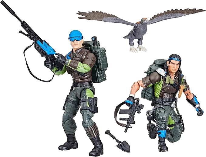 G.I. Joe Classified Series #128, Mad Marauders Low-Light, Spirit Iron-Knife & Niyol, 2 Collectible 6 Inch Action Figures with 28 Accessories
