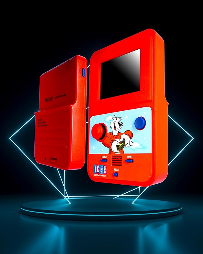 ICEE Color Handheld Arcade Game – Retro ICEE Handheld Gaming Device with Color Screen, Built-in ICEE Themes & Sound Effects – Novelty Gift for Kids & Adults, Portable ICEE Arcade