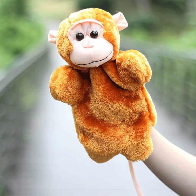 RIY Hand Puppet - Forest Animals Friends Educational Puppets Monkey