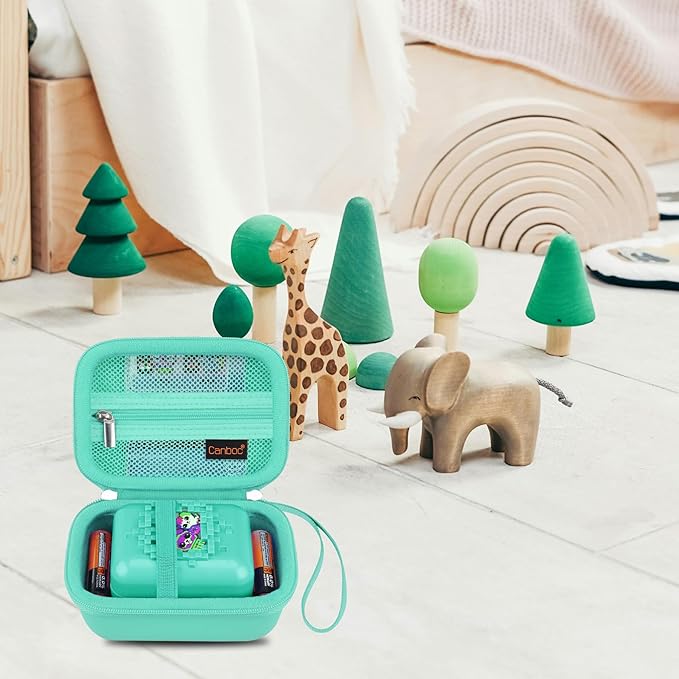 Canboc Hard Carrying Case for Bitzee Disney/Bitzee Magicals/Bitzee Interactive Toy Digital Pet, Virtual Electronic Pets Kids Toys Storage Bag, Green (Case Only)