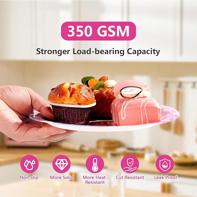 96Pcs In My 8th Birthday Party Decorations Pink Blue Plates and Napkins Popular Singer Theme Tableware Set for 8 Years Old Girls Birthday Pink Music Star Themed Party Supplies Serves 24