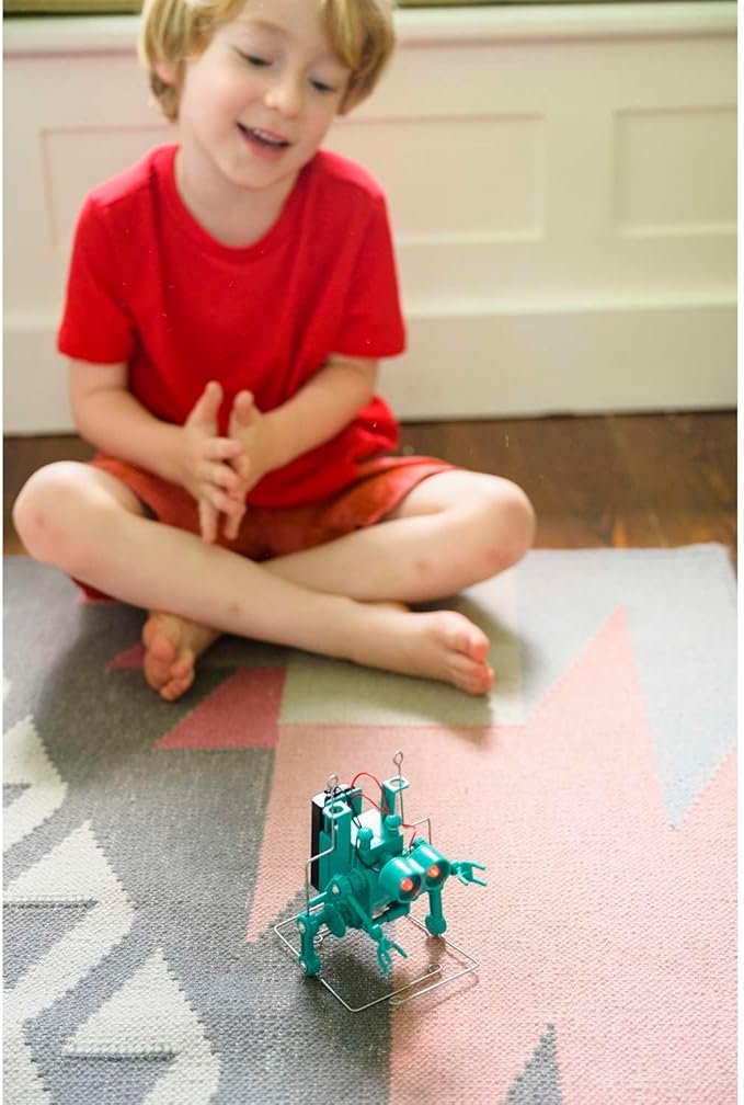 4M Kidz Robotix-Wacky Walking Robot, Science and Activity Kit for Boys and Girls 8-14 Years, STEM Kit, Educational Fun Science