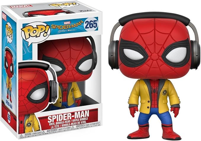 Funko Pop! Movies: Spider-Man HC - Spider-Man W/Headphones Collectible Vinyl Figure