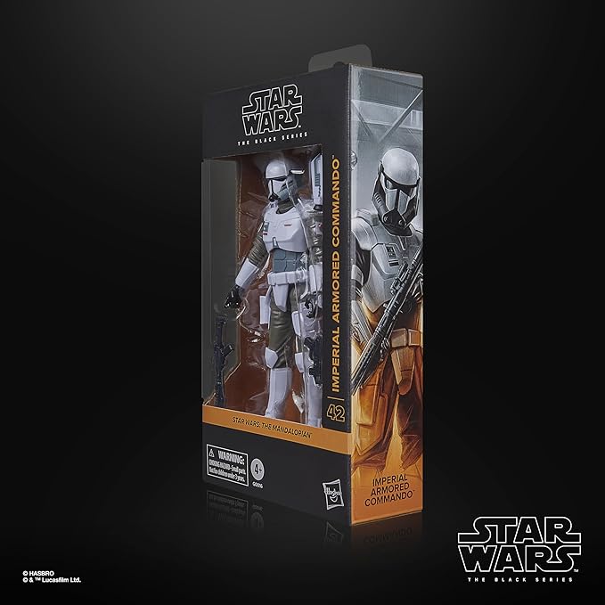 STAR WARS The Black Series Imperial Armored Commando, The Mandalorian Collectible 6 Inch Action Figure