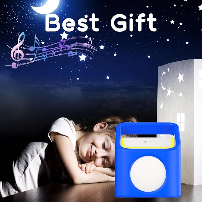 Silicone Case for Yoto Player (3rd Gen.), Anti-Slip Skin Cover,Blue