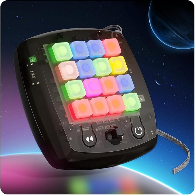 5-in-1 Electronic Brain Teasers & Memory Cube Game for Kids – Handheld Puzzle Toy with 5 Fun Games, Perfect Travel & Birthday Gift for Boys & Girls Ages 6-12+
