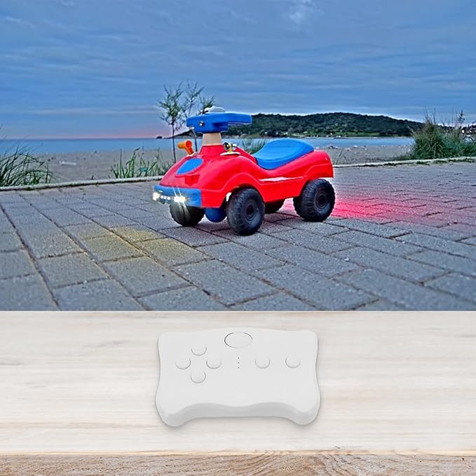 2.4G RC Remote Control Receiver 6V 12V 24V Electric Motor Controller Compatible for Children Electric Toy Car with Battery Installation Instructions(RX23 A 12V Full set)