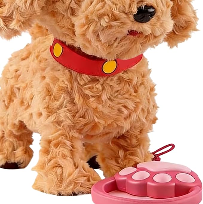 Genérico Electronic Dog Toy - Interactive Toy That Teaches Languages - Dog That Barks and Walks | for Kids of All Ages in Living Room Bedroom Home & Travel
