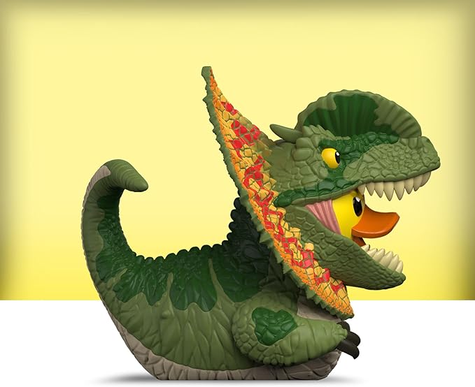 TUBBZ Mini: Jurassic World Rebirth - Dilophosaurus Cosplaying Rubber Duck Vinyl Figure