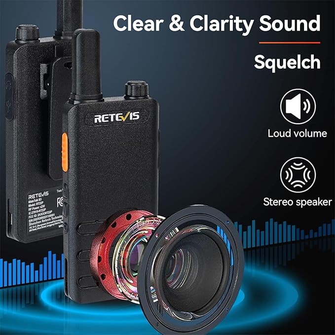 Retevis RT388 Walkie Talkies for Kids Bundle with Retevis RT22P,New Version of RT22(2.0)