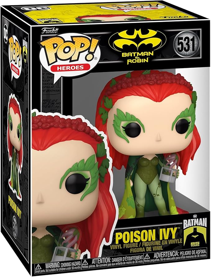 Funko POP Movies: Batman & Robin - Poison Ivy - Batman - Collectable Vinyl Figure - Gift Idea - Official Merchandise - for Kids & Adults - Movies Fans - Model Figure for Collectors and Display
