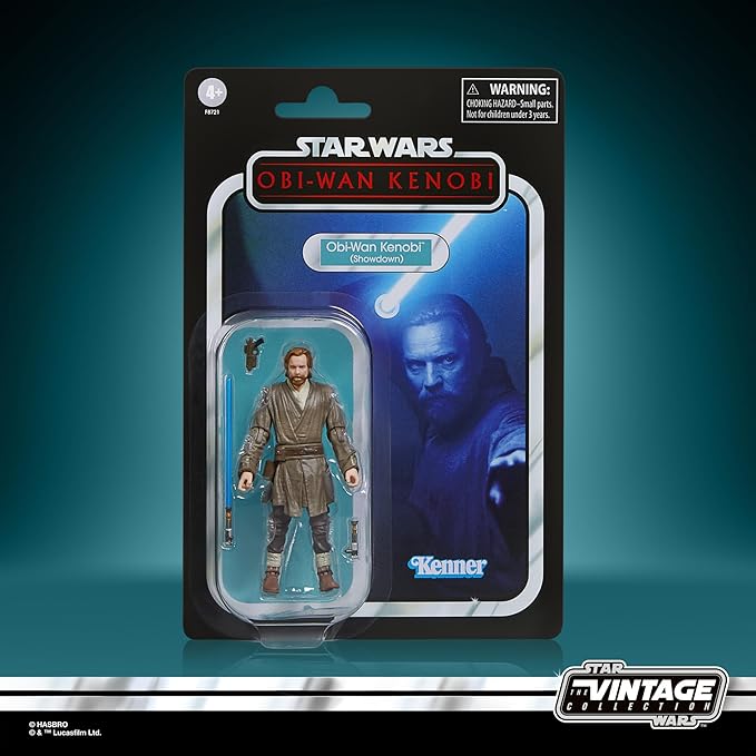 STAR WARS The Vintage Collection Obi-Wan Kenobi (Showdown) & Darth Vader (Showdown), Obi-Wan Kenobi 3.75” Action Figures 2-Pack