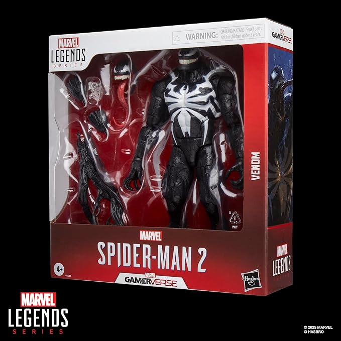Marvel Legends Series Gamerverse Venom, Spider-Man 2 Video Game-Inspired Collectible 6 Inch Scale Action Figure