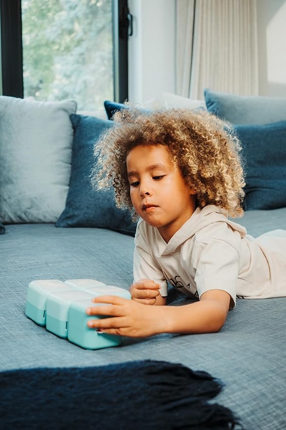 PlayCubes: Screen-Free Learning Console with Charging Case Included. Educational System for Ages 3-5. Builds Math, Logic, & Problem-Solving Skills. Screen Alternative for Solo or Family Fun.
