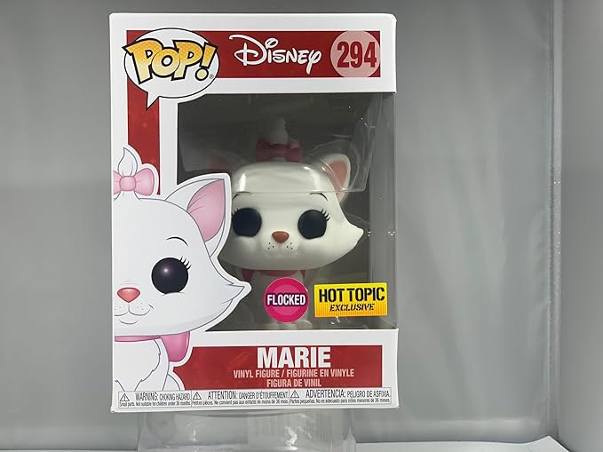 Funko Pop! Disney #294 The Aristocats Flocked Marie (Hot Topic Exclusive)