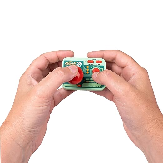 Galaga Plug & Play Arcade Console with TV Stick & Wireless Joystick – Classic Galaga Game On Your TV, Nostalgic Retro Gaming, Easy Setup, Ideal Gift for Gamers & Collectors.
