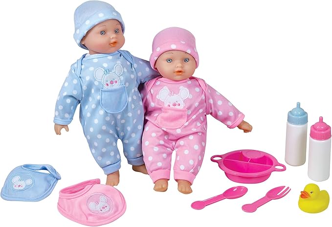 Lissi 11" Twin Baby Dolls