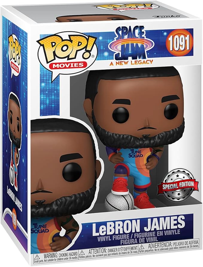 Funko Pop! Movies: Space Jam, A New Legacy - Lebron James, Amazon Exclusive Vinyl Figure